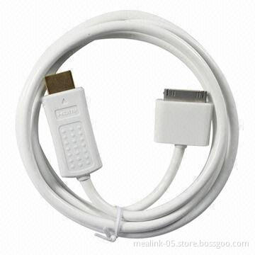 1.8M HDMI Cable for Apple Dock Connector